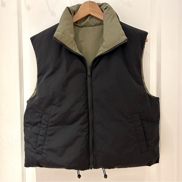 SELECTED Zip-Front Puffer Vest Reversible - Picture 5 of 11